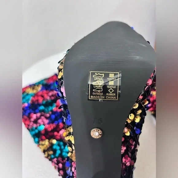 New Azalea Wang, Jimena Multi Stiletto Boot, Size 7.5 - Picture 7 of 8